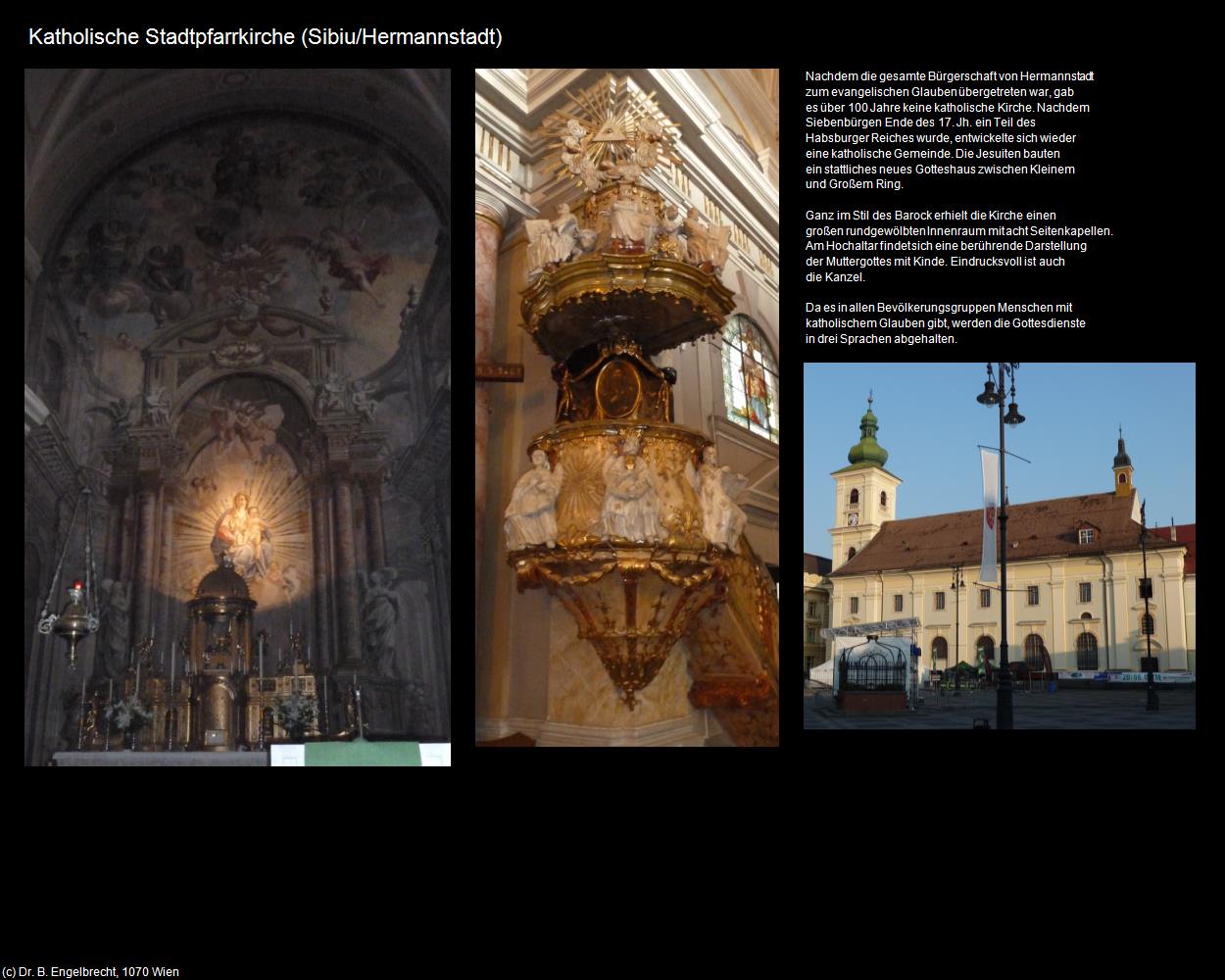 Rk. Stadtpfarrkirche  (Sibiu/Hermannstadt) in Kulturatlas-RUMÄNIEN