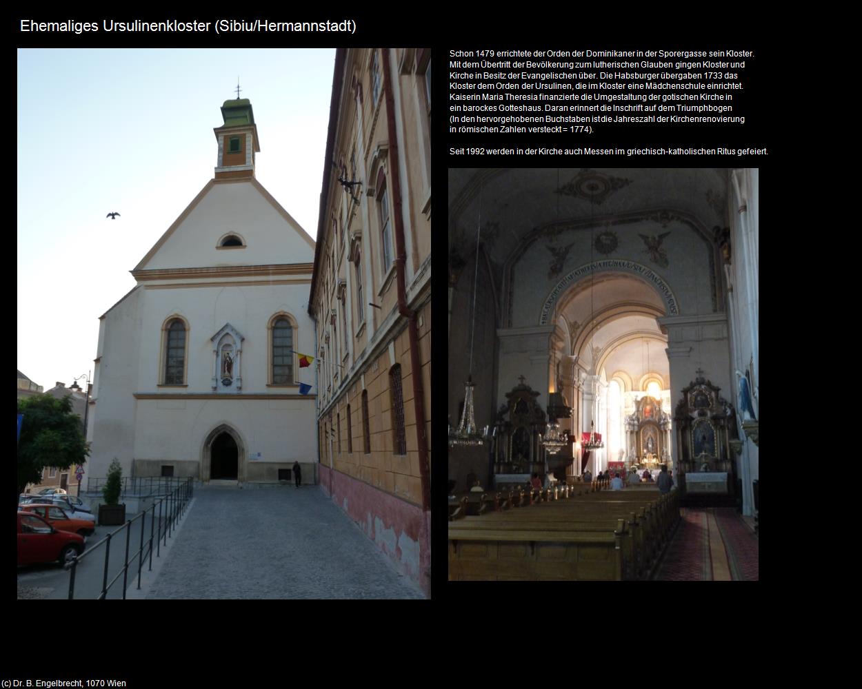 Ehem. Ursulinenkloster  (Sibiu|Hermannstadt) in RUMÄNIEN