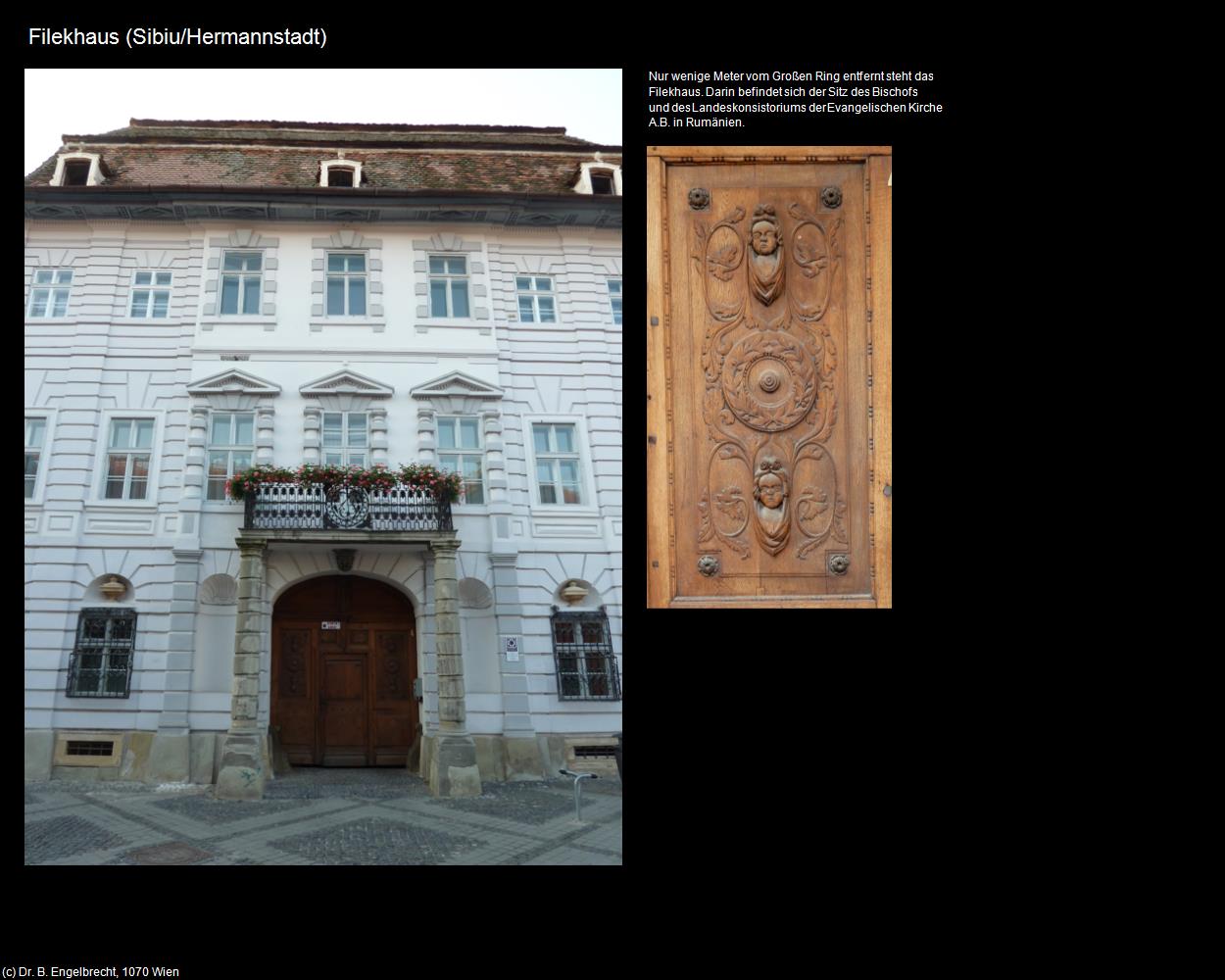 Filekhaus (Sibiu/Hermannstadt) in Kulturatlas-RUMÄNIEN
