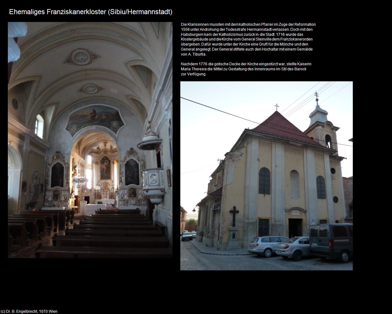 Ehem. Franziskanerkloster  (Sibiu/Hermannstadt) in Kulturatlas-RUMÄNIEN
