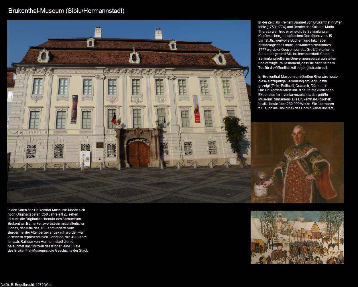 Brukenthal-Museum  (Sibiu/Hermannstadt) in Kulturatlas-RUMÄNIEN