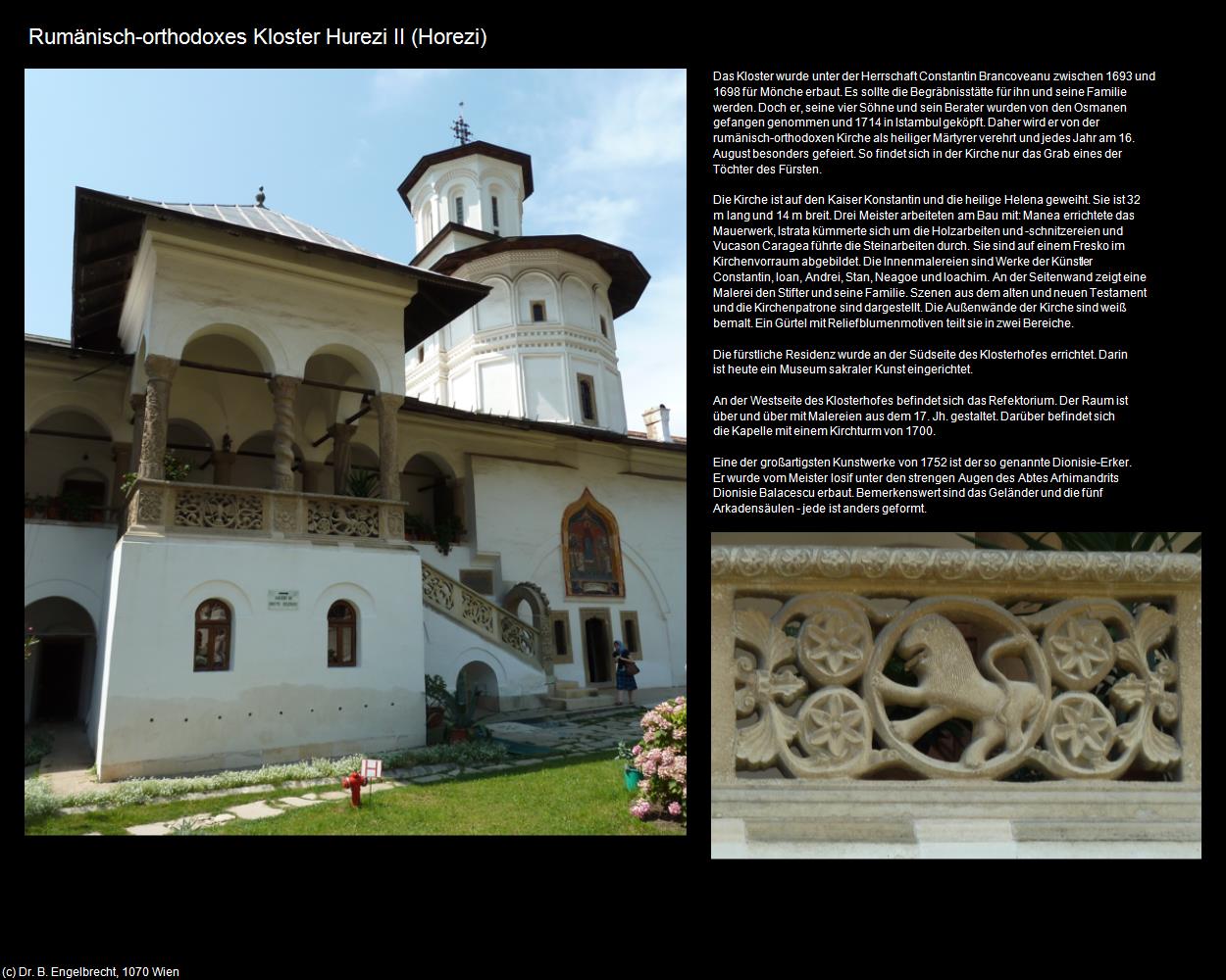 Ro. Kloster Hurezi II (Horezi) in Kulturatlas-RUMÄNIEN