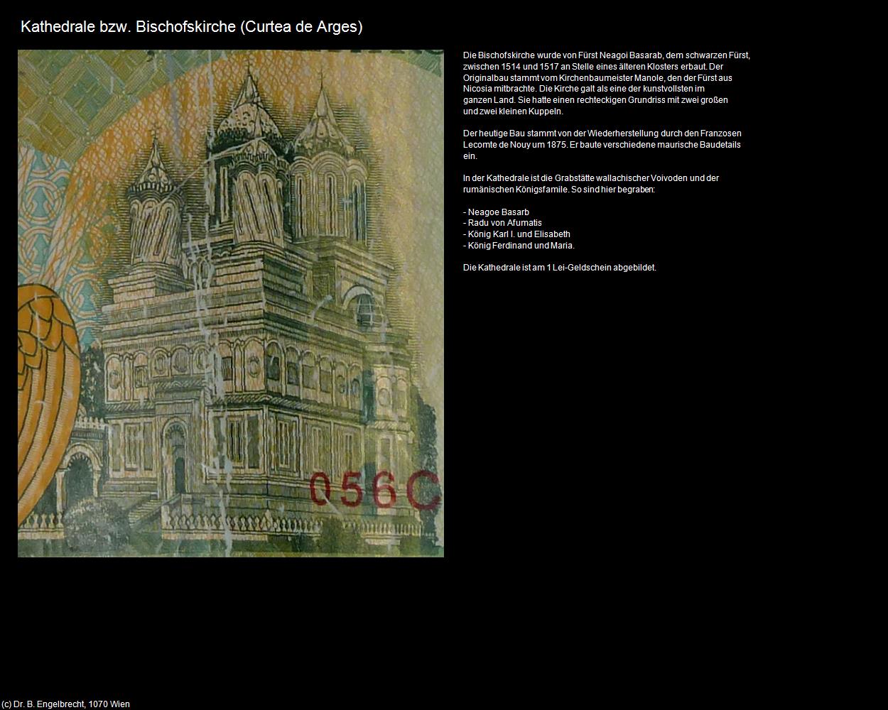 Kathedrale bzw. Bischofskirche  (Curtea de Arges) in Kulturatlas-RUMÄNIEN