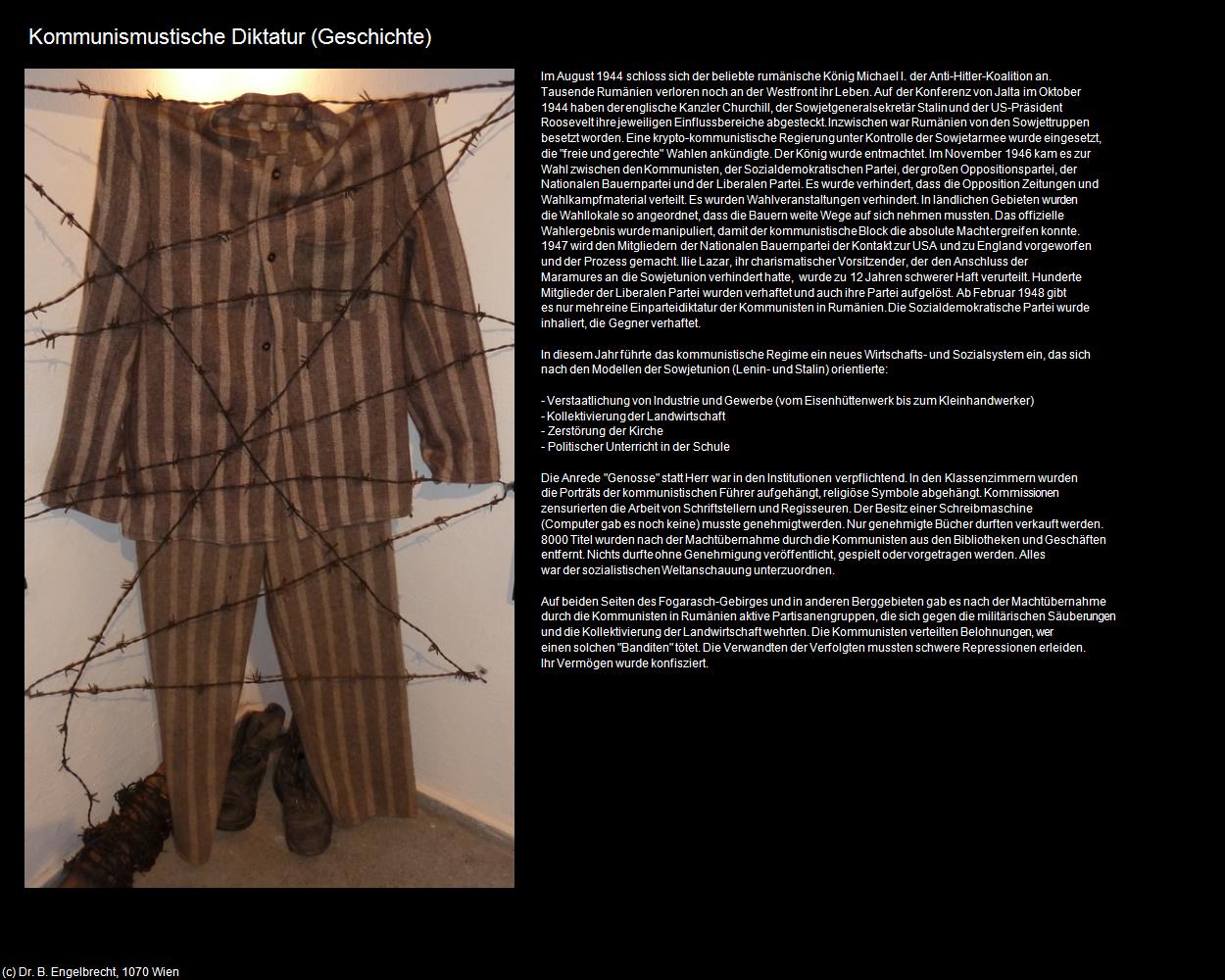 Kommunistische Diktatur  (Geschichte) in Kulturatlas-RUMÄNIEN