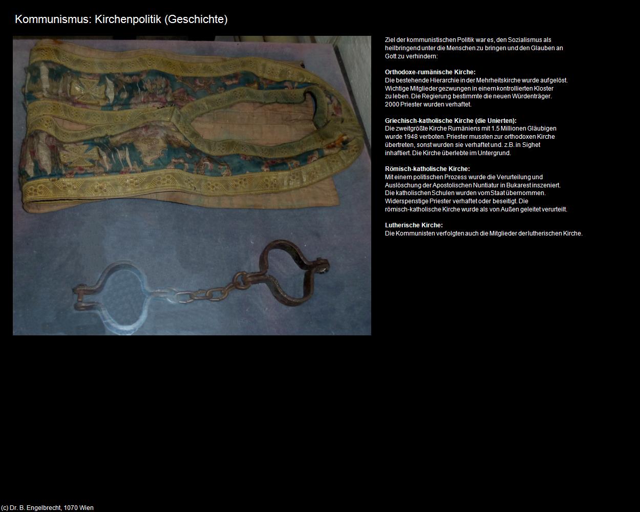 Kommunismus: Kirchenpolitik (Geschichte) in Kulturatlas-RUMÄNIEN