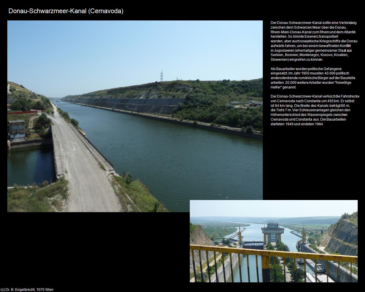 Donau-Schwarzmeer-Kanal  (Cernavoda) in Kulturatlas-RUMÄNIEN