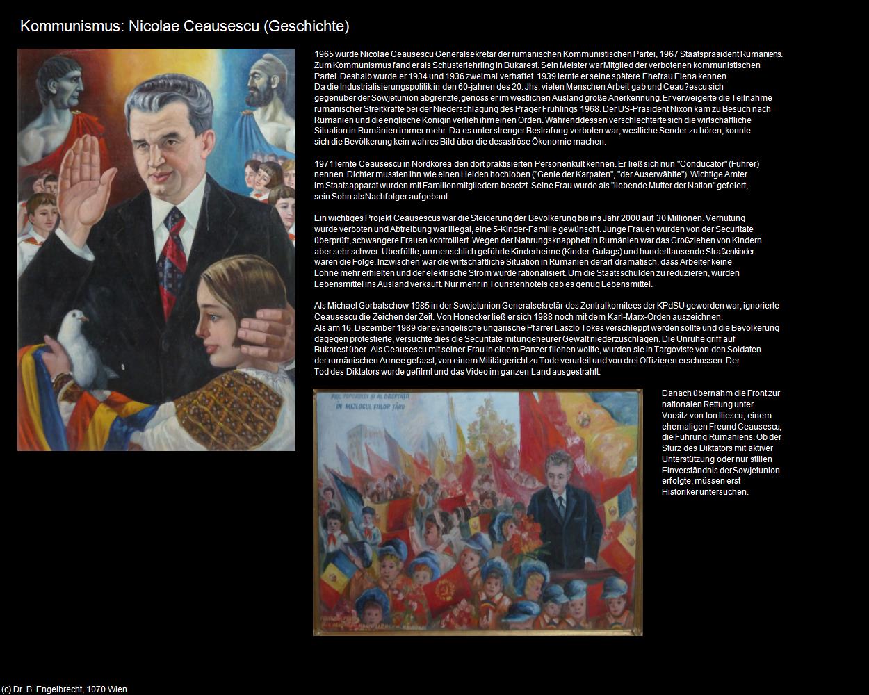 Kommunismus: Nicolae Ceausescu (Geschichte) in Kulturatlas-RUMÄNIEN