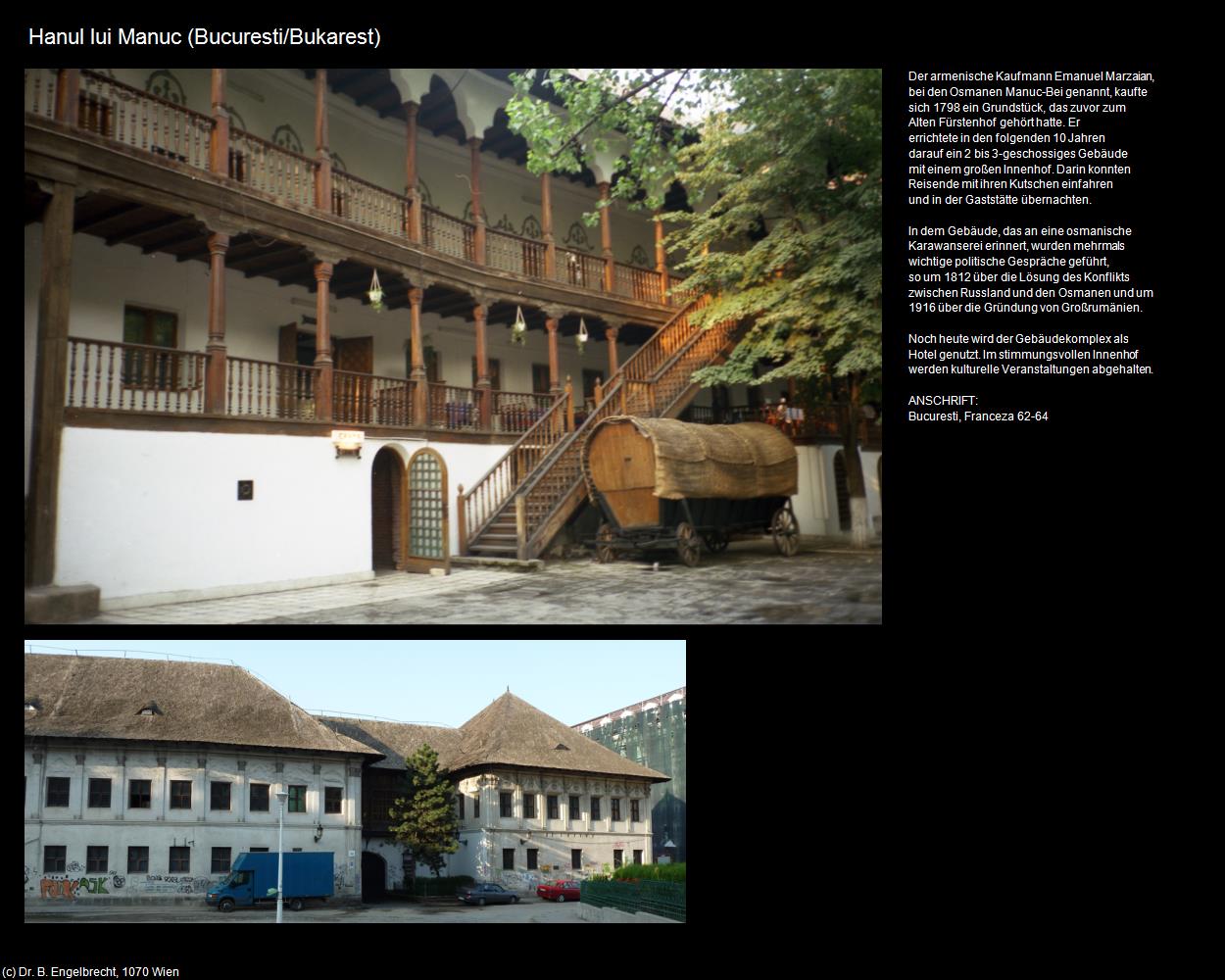 Hanul lui Manuc  (Bucuresti/Bukarest) in Kulturatlas-RUMÄNIEN