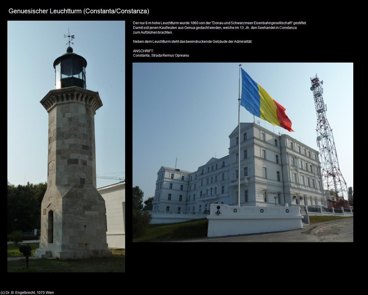 Genuesischer Leuchtturm  (Constanta/Constanza) in Kulturatlas-RUMÄNIEN