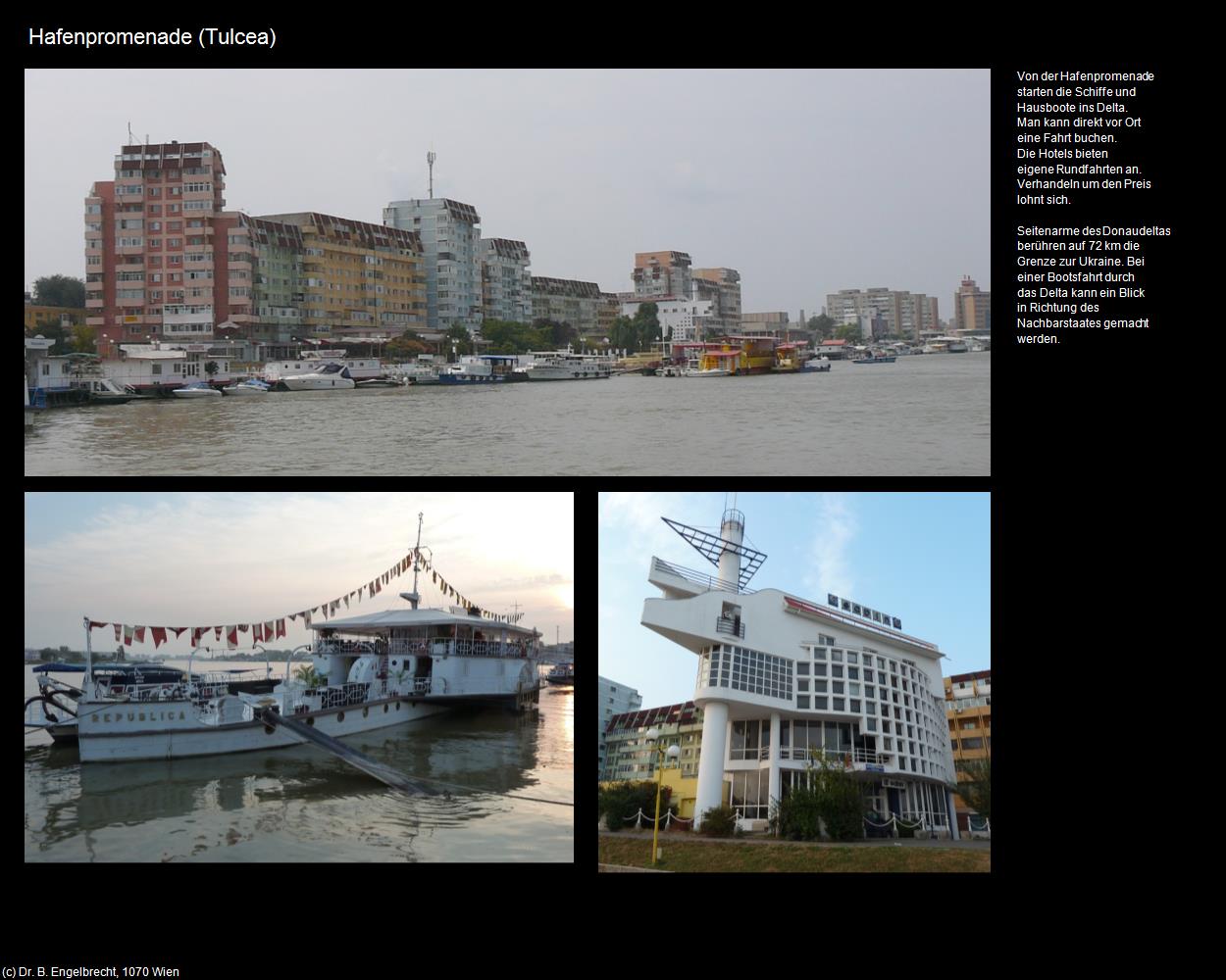 Hafenpromenade (Tulcea) in Kulturatlas-RUMÄNIEN