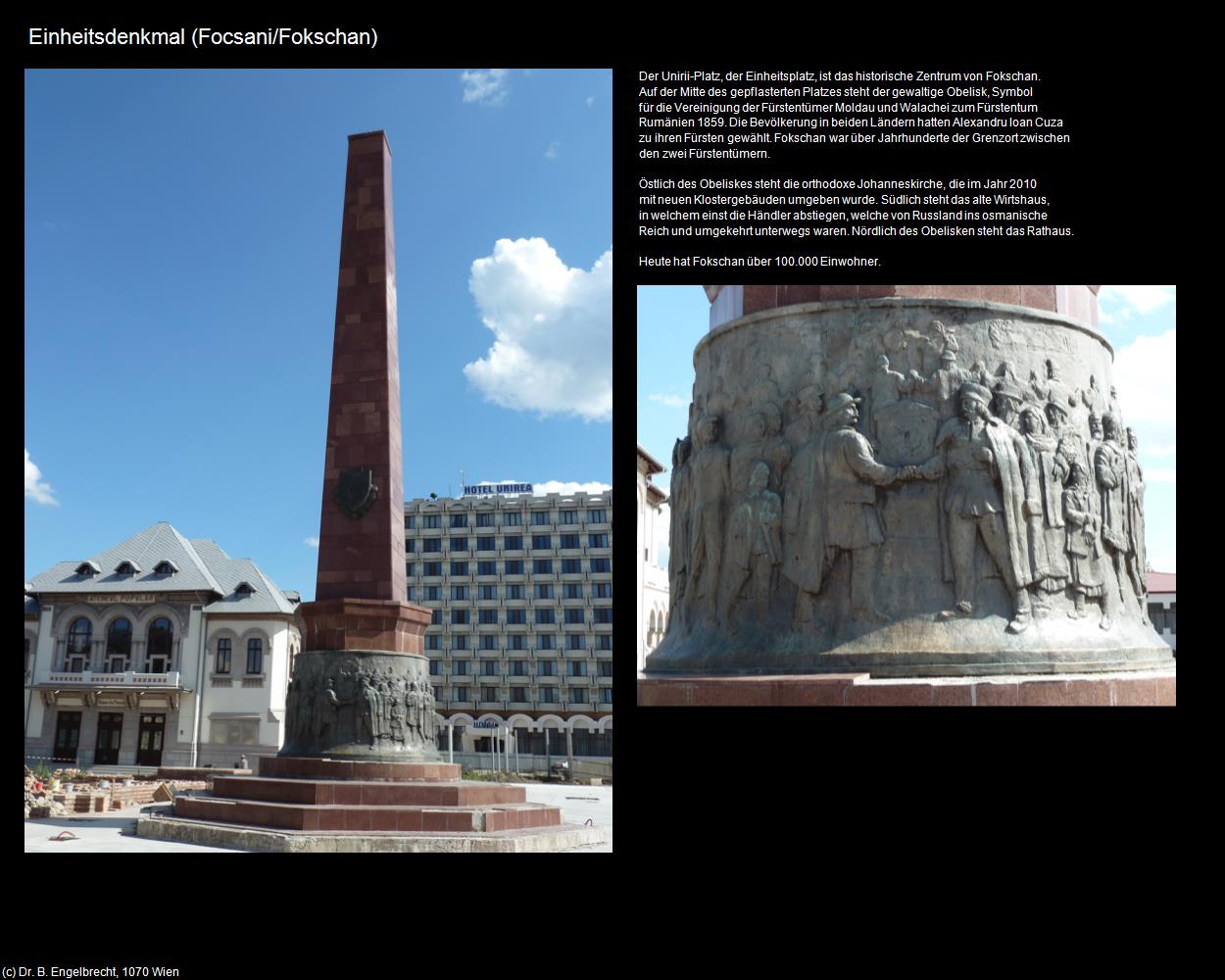Einheitsdenkmal (Focsani/Fokschan) in Kulturatlas-RUM&Auml;NIEN