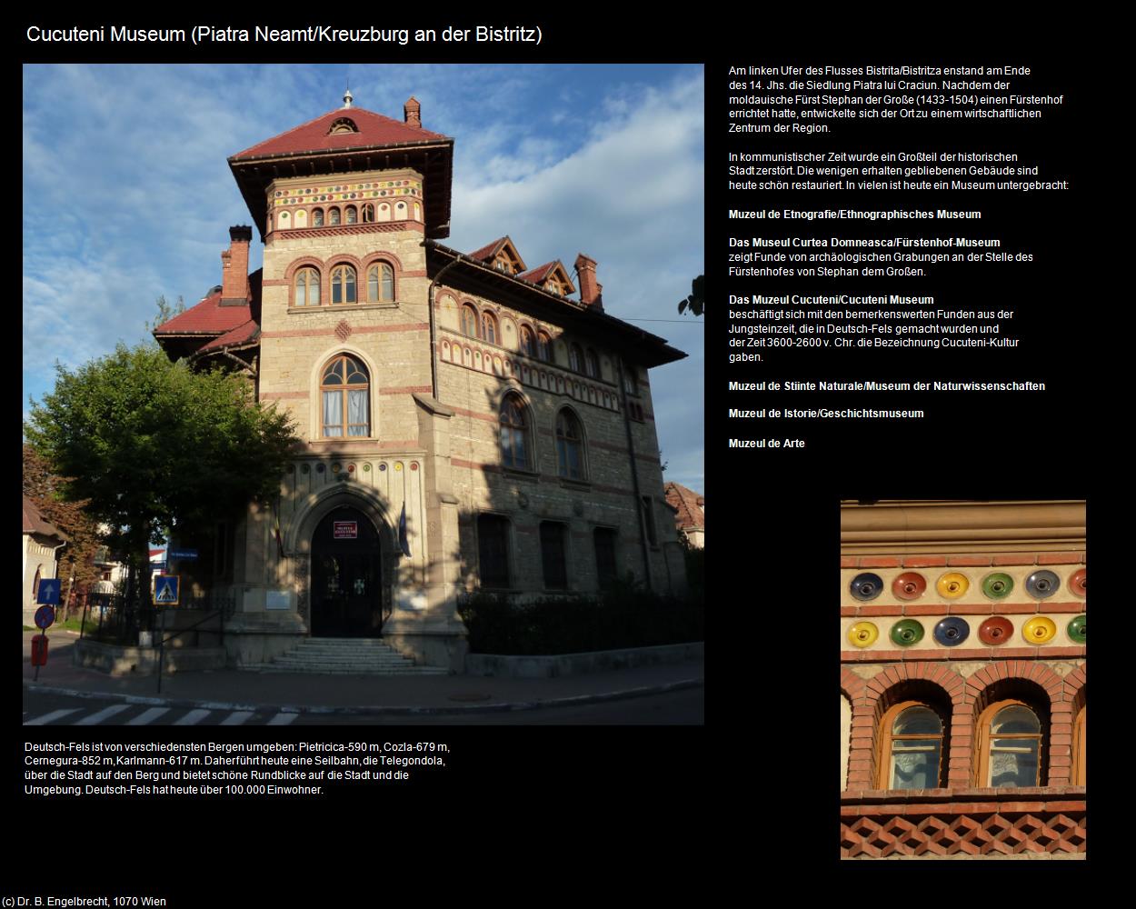 Cucuteni Museum (Piatra Neamt/Kreuzburg an der Bistritz) in Kulturatlas-RUMÄNIEN
