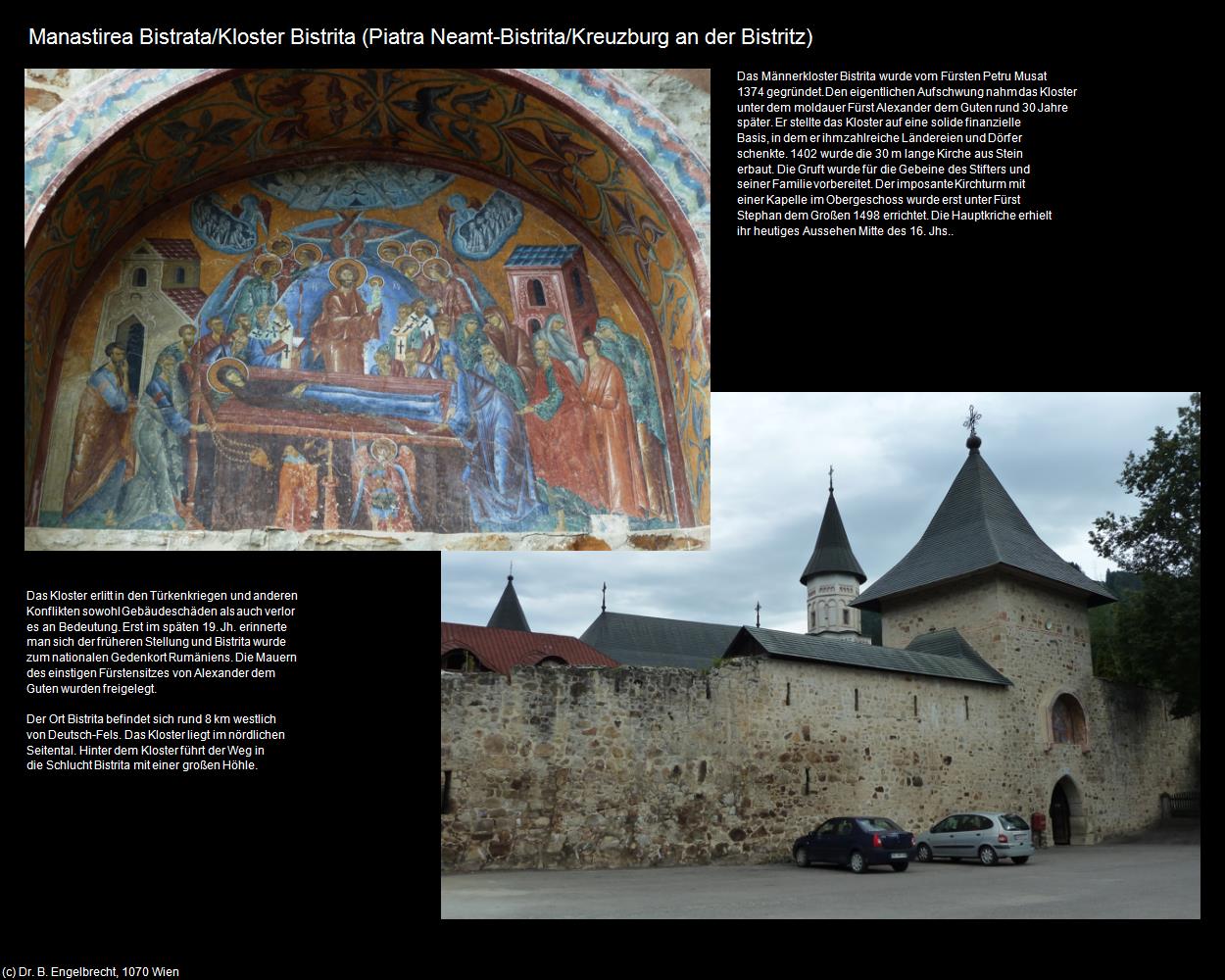 Kloster Bistrita  (Piatra Neamt/Kreuzburg an der Bistritz) in Kulturatlas-RUMÄNIEN