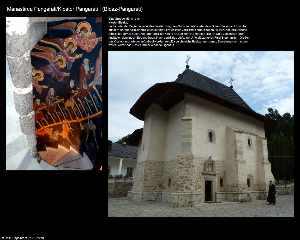 Kloster Pangarati I (Pangarati) (Bicaz) in Kulturatlas-RUMÄNIEN(c)B.Engelbrecht