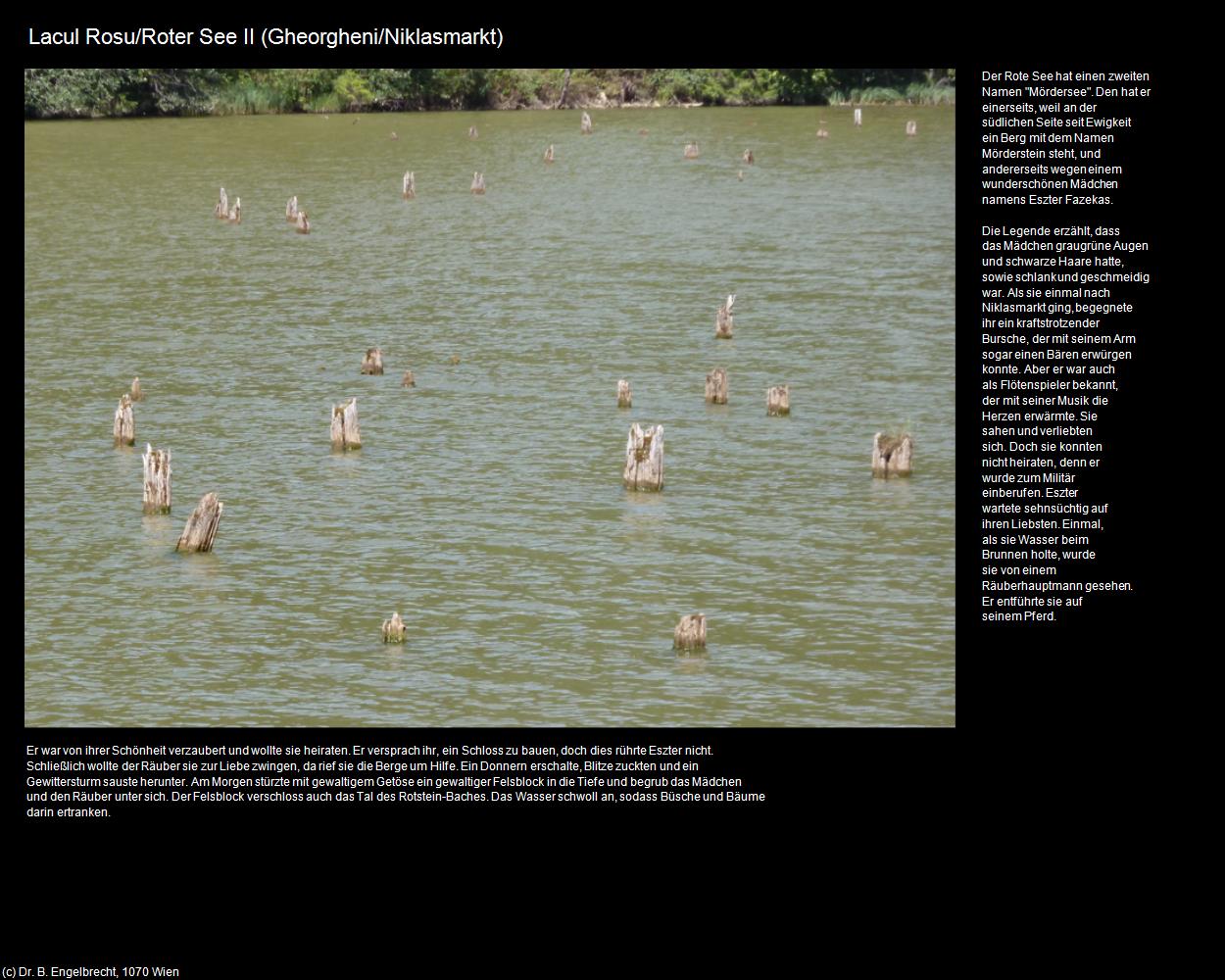 Roter See II (Gheorgheni/Niklasmarkt) in Kulturatlas-RUMÄNIEN