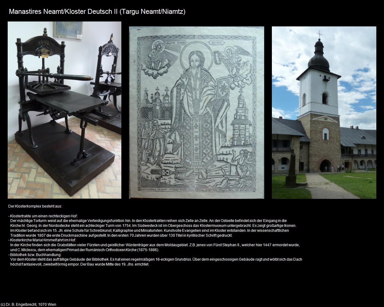 Kloster Neamt II (Targu Neamt/Niamtz) in Kulturatlas-RUMÄNIEN