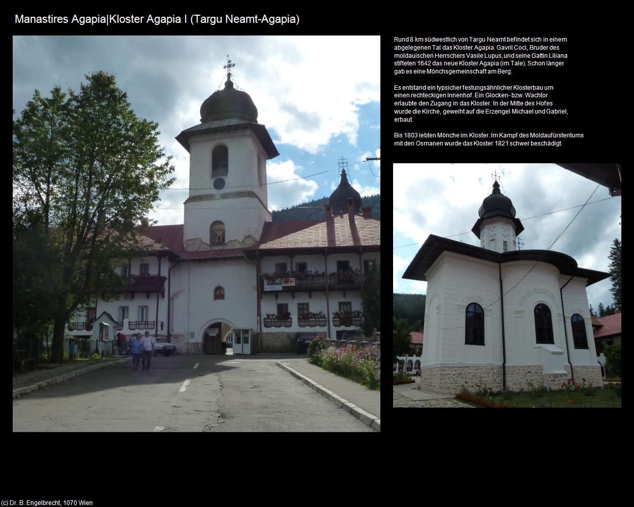 Kloster Agapia I (Targu Neamt|Niamtz) in RUMÄNIEN