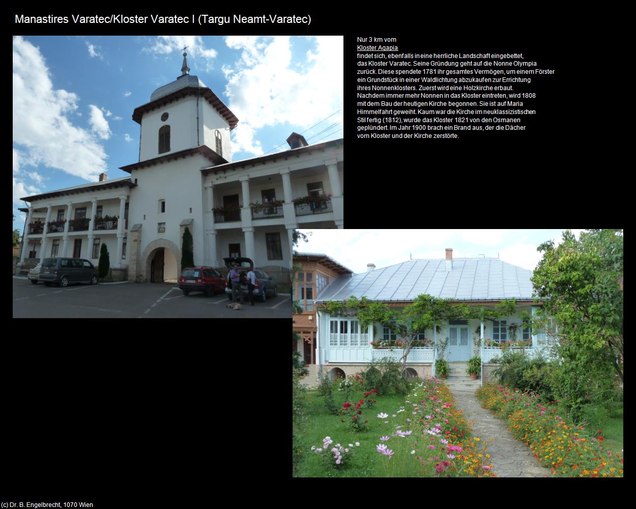 Kloster Varatec I (Targu Neamt/Niamtz) in Kulturatlas-RUMÄNIEN(c)B.Engelbrecht
