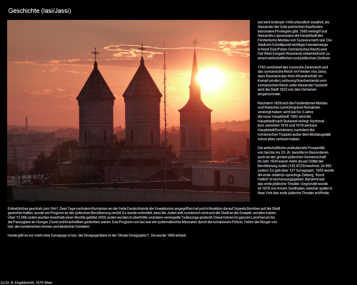 Geschichte (Iasi/Jassi) in Kulturatlas-RUMÄNIEN