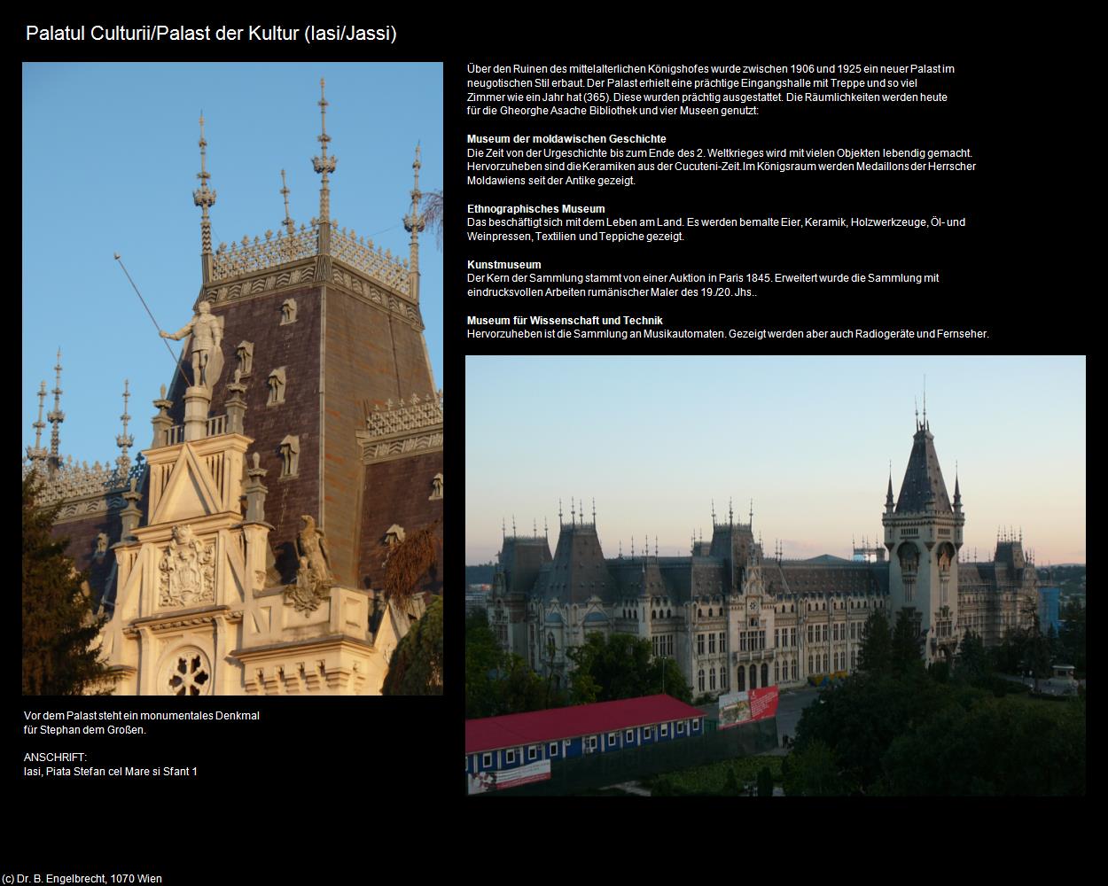 Palast der Kultur  (Iasi/Jassi) in Kulturatlas-RUMÄNIEN