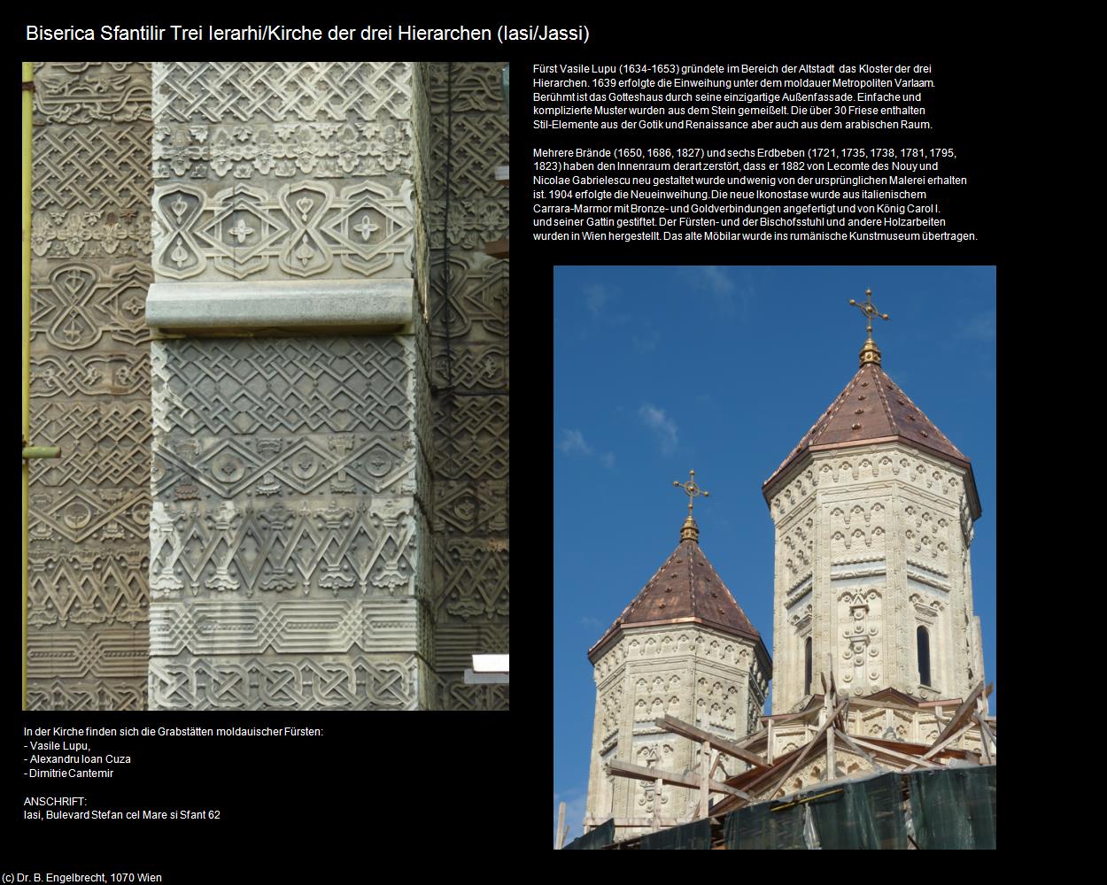 Kirche der drei Hierarchen  (Iasi/Jassi) in Kulturatlas-RUMÄNIEN