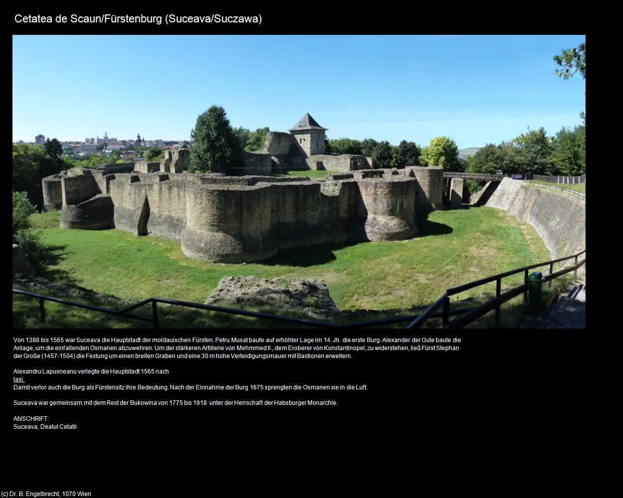 Fürstenburg (Suceava/Suczawa) in Kulturatlas-RUMÄNIEN(c)B.Engelbrecht
