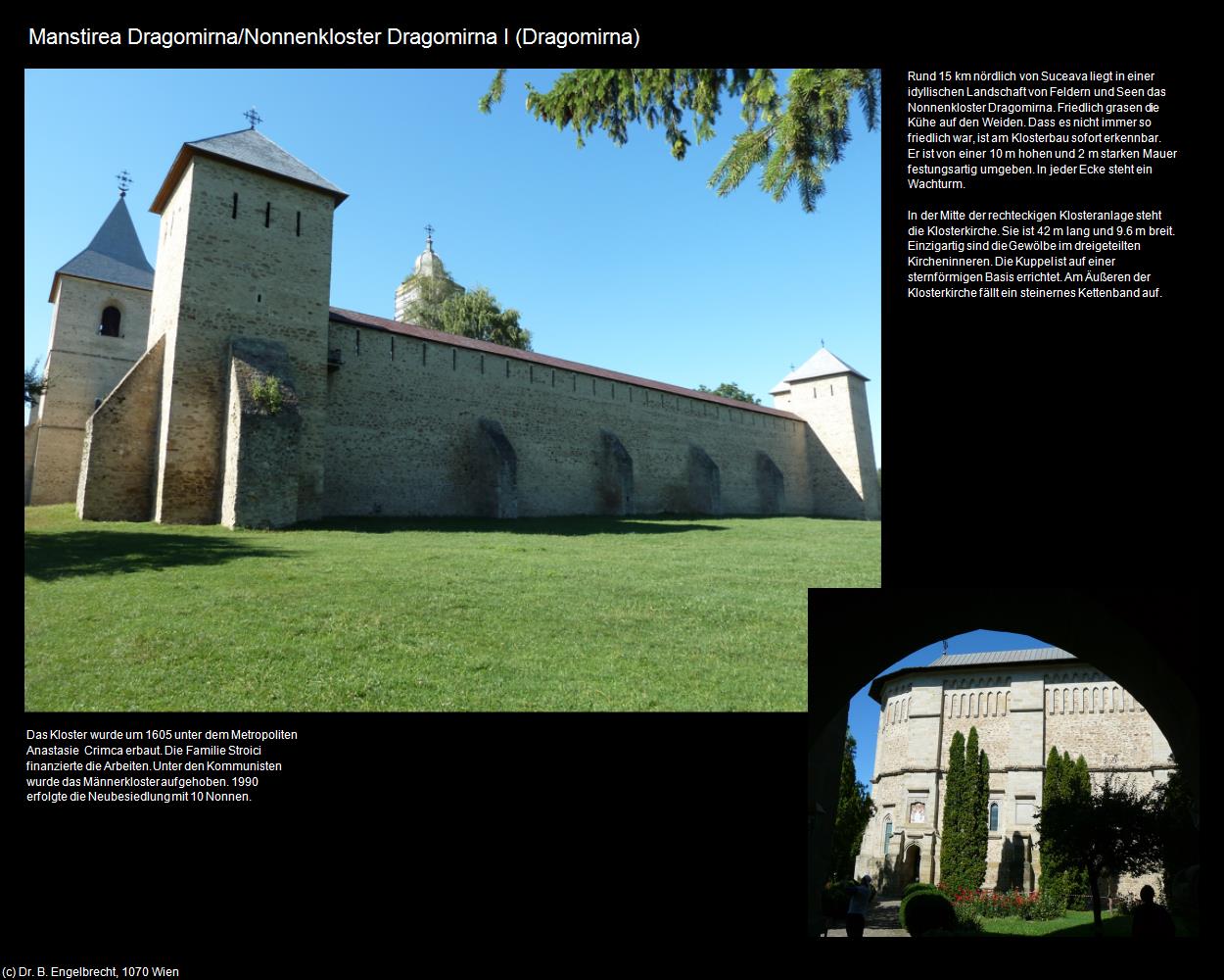 Nonnenkloster Dragomirna I (Dragomirna) in Kulturatlas-RUMÄNIEN