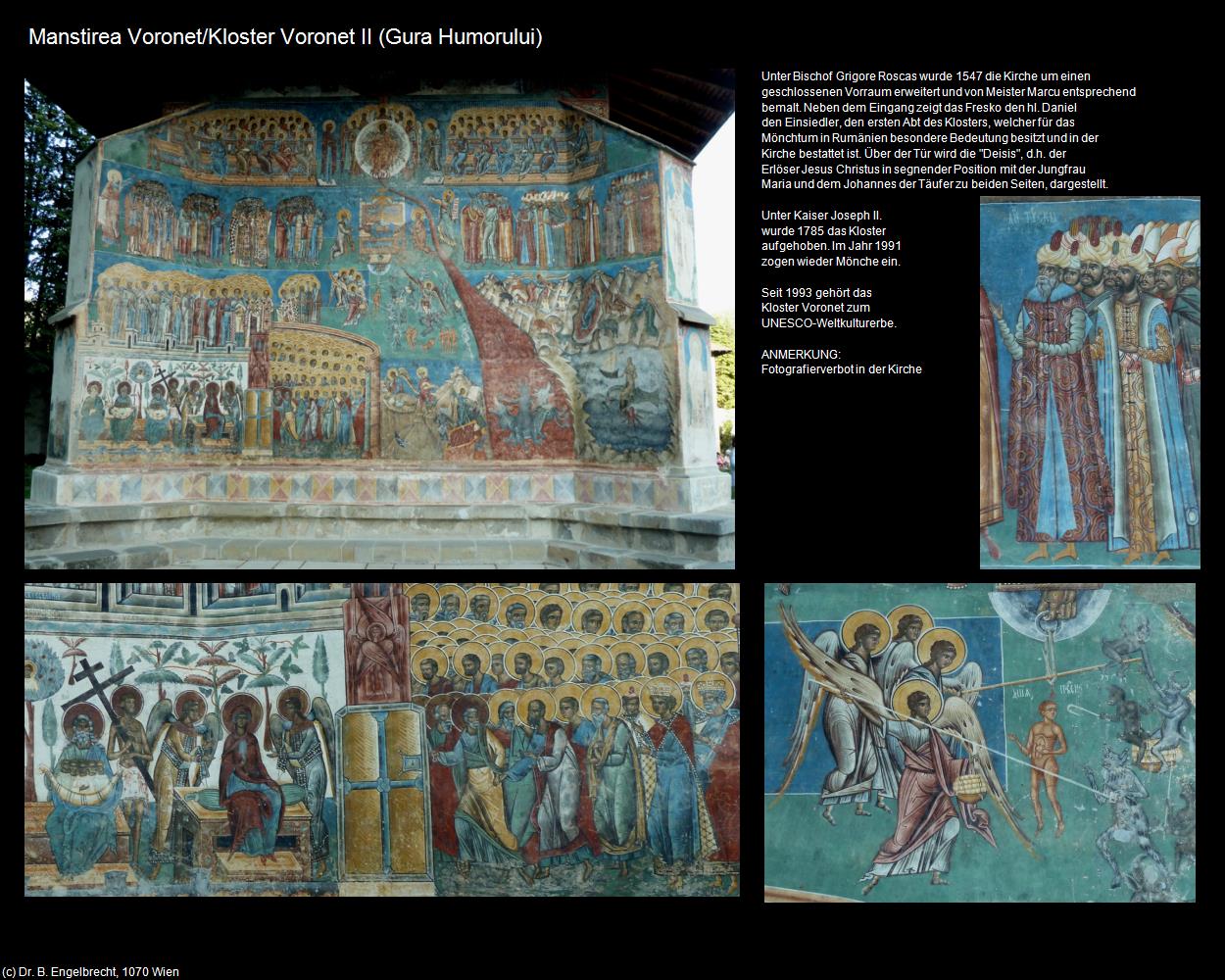 Kloster Voronet II (Gura Humorului) in Kulturatlas-RUMÄNIEN