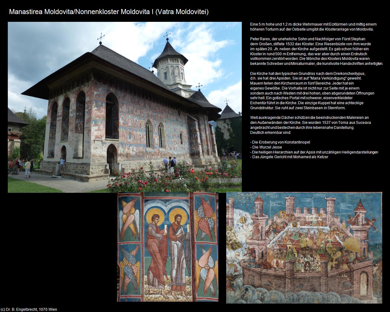 Nonnenkloster Moldovita I (Vatra Moldovitei) in Kulturatlas-RUMÄNIEN