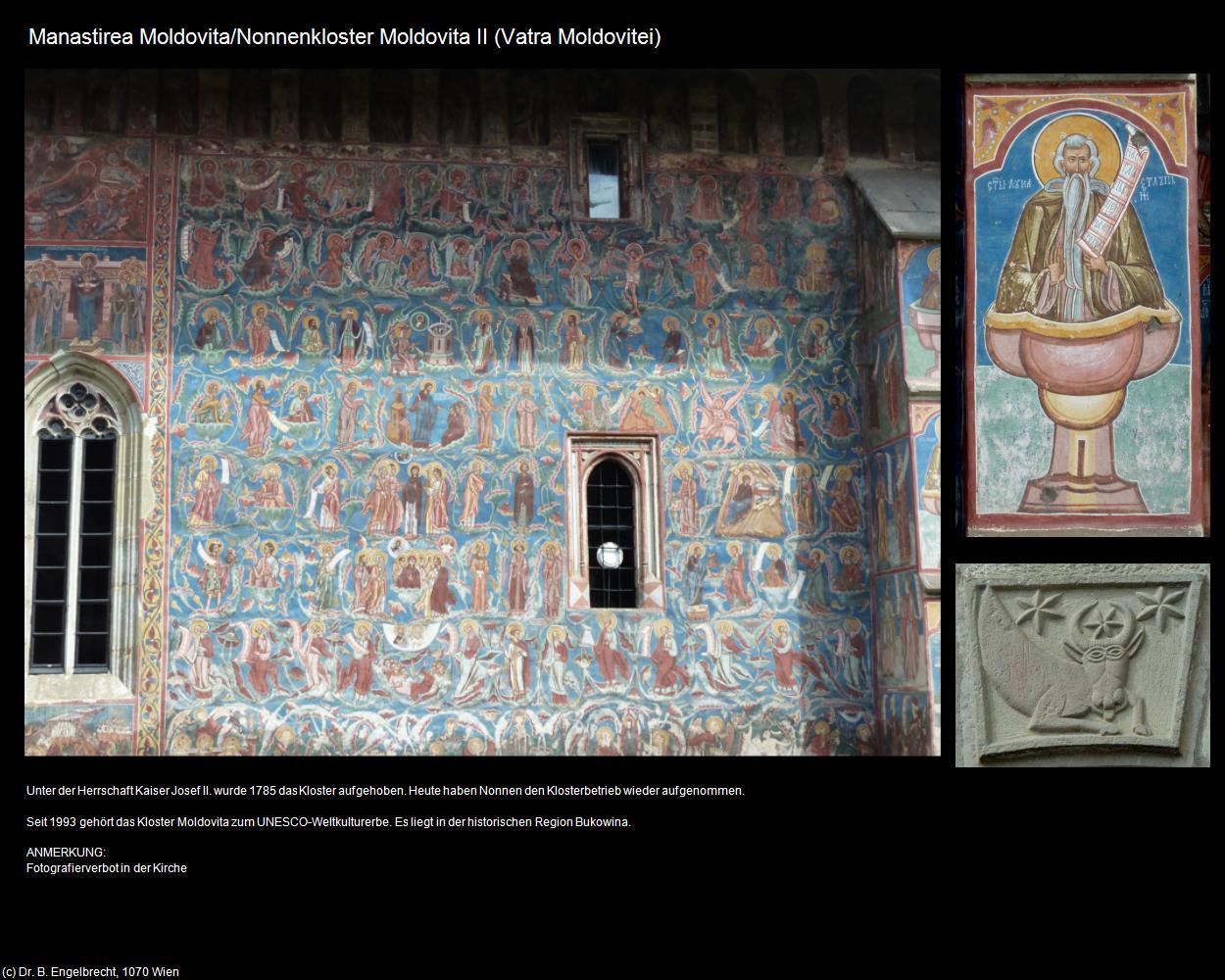 Nonnenkloster Moldovita II (Vatra Moldovitei) in Kulturatlas-RUMÄNIEN