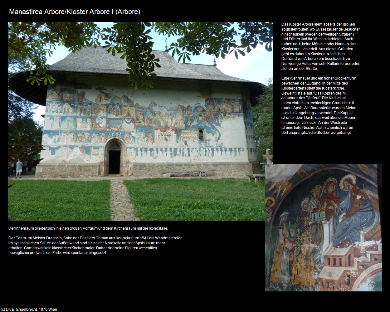Kloster Arbore I (Arbore) in Kulturatlas-RUMÄNIEN