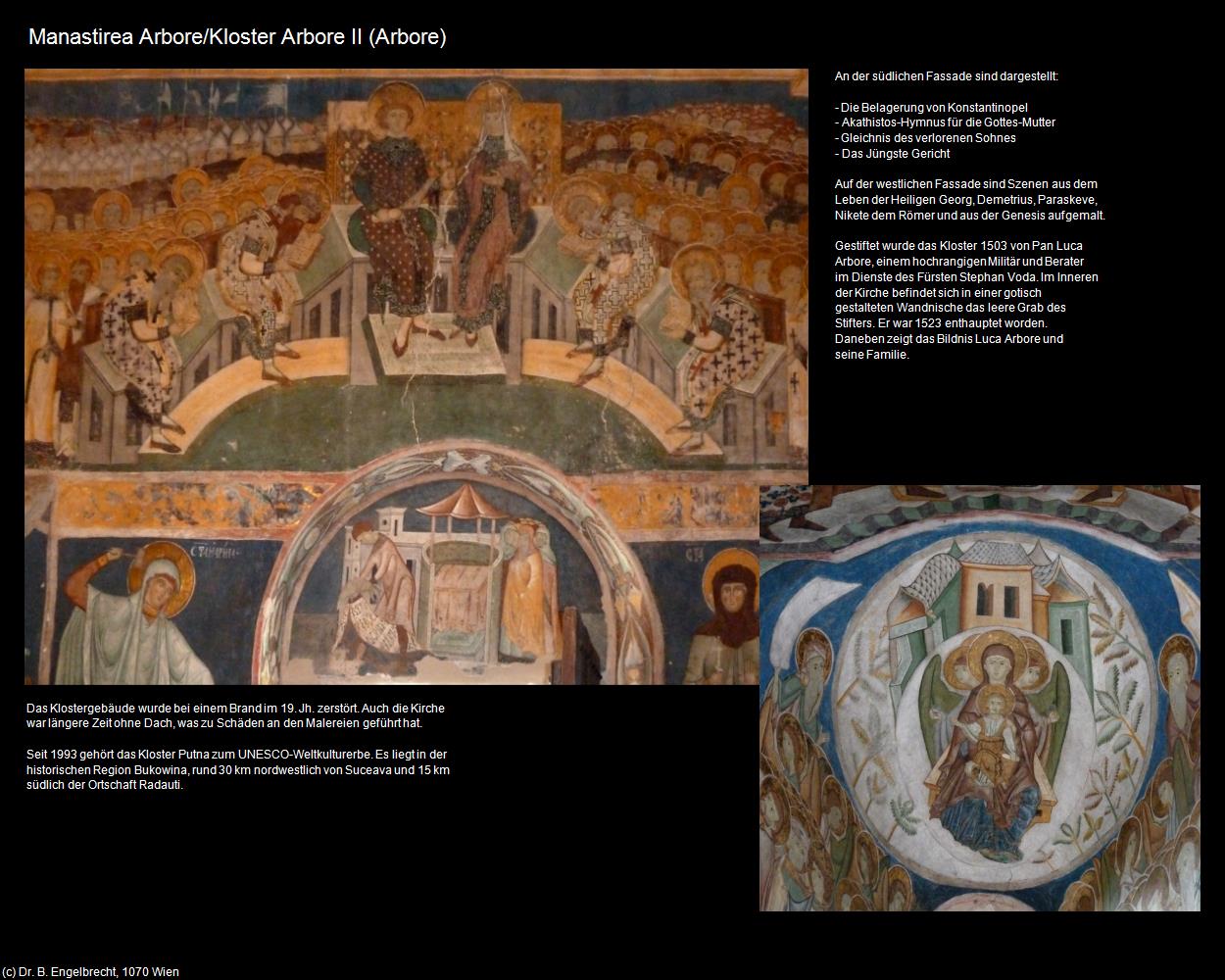 Kloster Arbore II (Arbore) in Kulturatlas-RUMÄNIEN