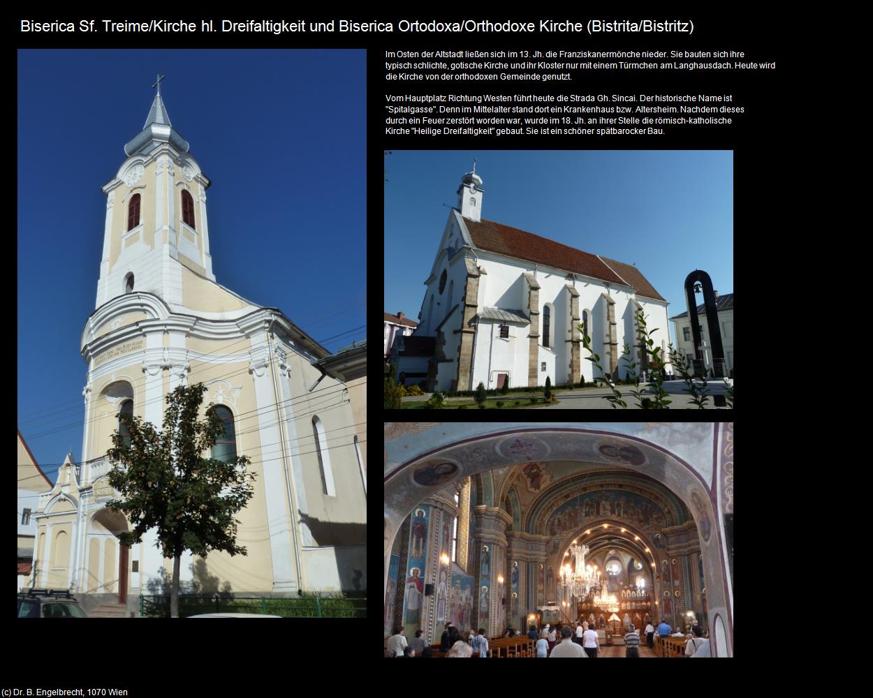 Kirche hl. Dreifaltigkeit,Orth. Kirche  (Bistrita/Bistritz) in Kulturatlas-RUMÄNIEN