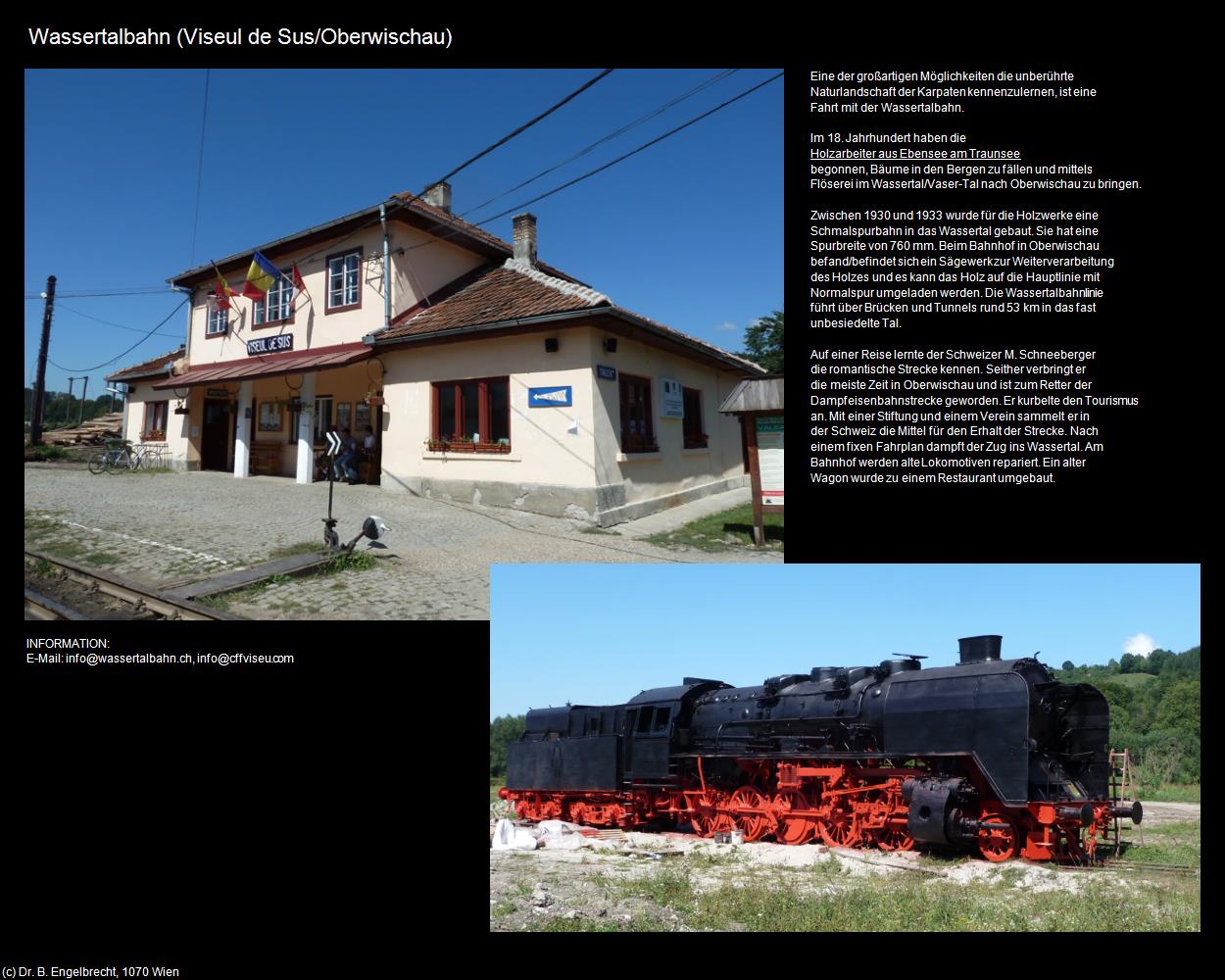 Wassertalbahn (Viseul de Sus/Oberwischau) in Kulturatlas-RUMÄNIEN(c)B.Engelbrecht