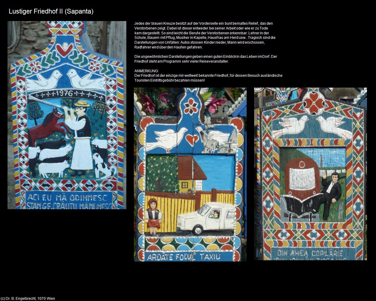 Lustiger Friedhof II (Sapanta) in Kulturatlas-RUMÄNIEN