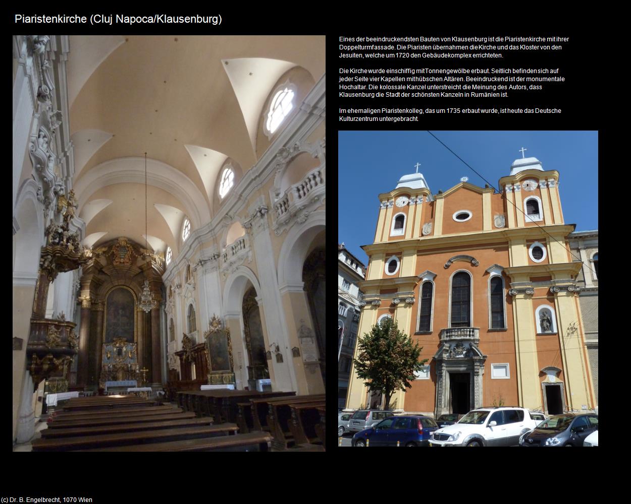 Piaristenkirche (Cluj Napoca/Klausenburg) in Kulturatlas-RUMÄNIEN