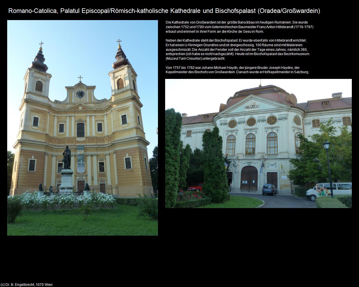 Kathedrale und Bischofspalast (Oradea/Großwardein) in Kulturatlas-RUMÄNIEN
