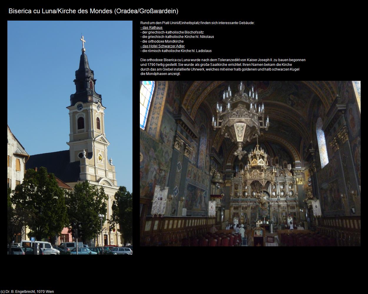 Ro. Kirche des Mondes  (Oradea/Großwardein) in Kulturatlas-RUMÄNIEN(c)B.Engelbrecht