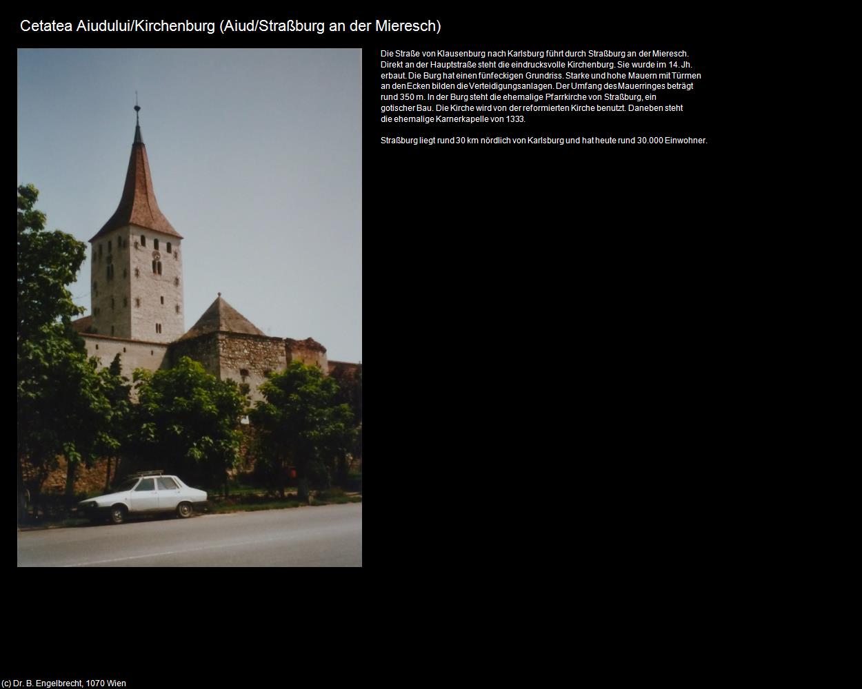 Kirchenburg/Reformatus Templom (Aiud/Straßburg an der Mieresch) in Kulturatlas-RUMÄNIEN