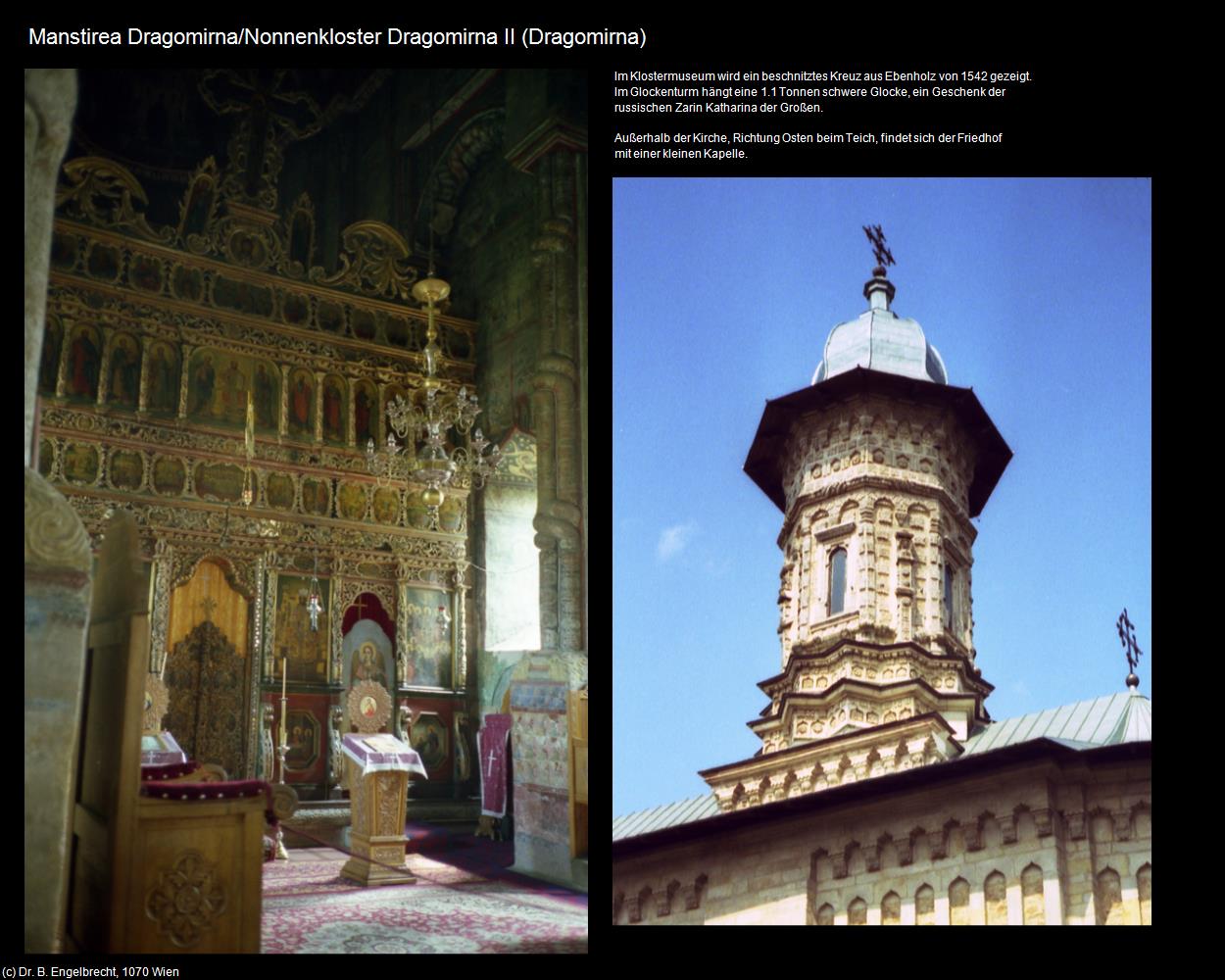 Nonnenkloster Dragomirna II (Dragomirna) in Kulturatlas-RUMÄNIEN