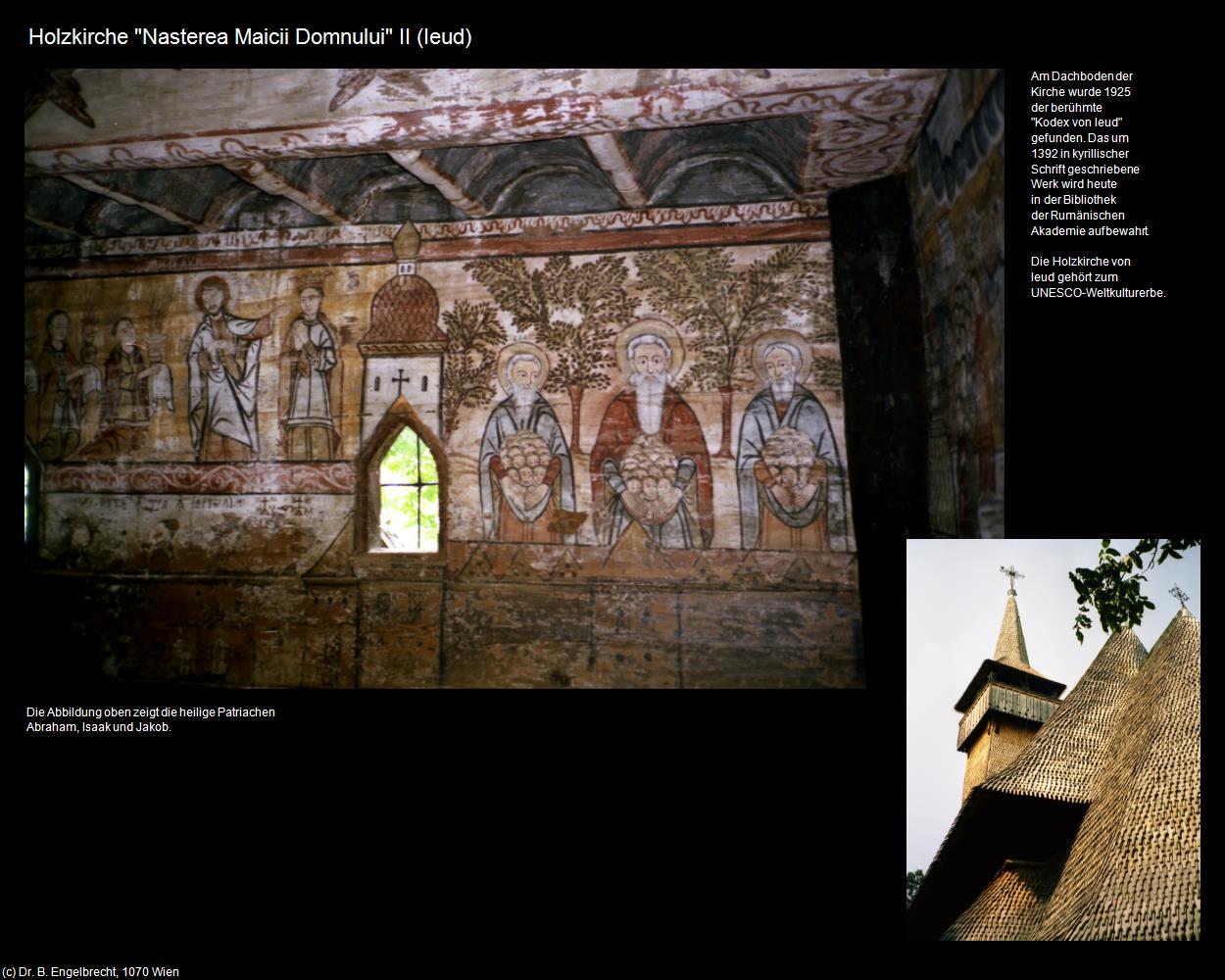 Holzkirche Nasterea Maicii Domnului II (Ieud) in Kulturatlas-RUMÄNIEN