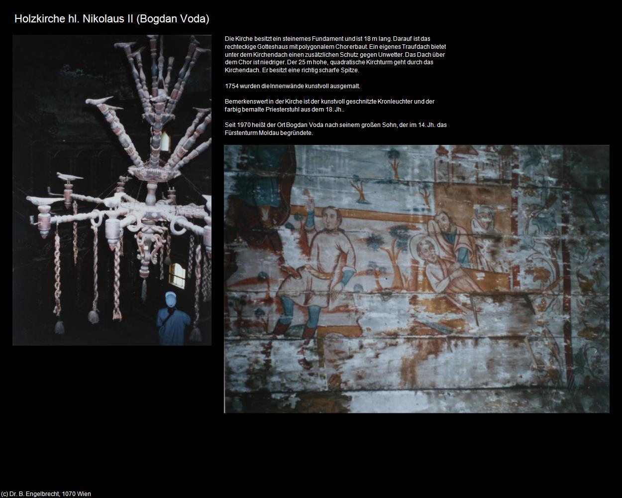 Holzkirche hl. Nikolaus II (Bogdan Voda) in Kulturatlas-RUMÄNIEN