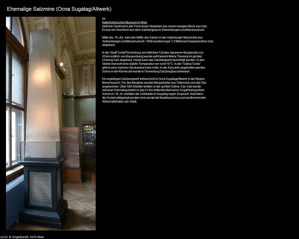 Ehem. Salzmine (Ocna Sugatag/Altwerk) in Kulturatlas-RUMÄNIEN(c)B.Engelbrecht