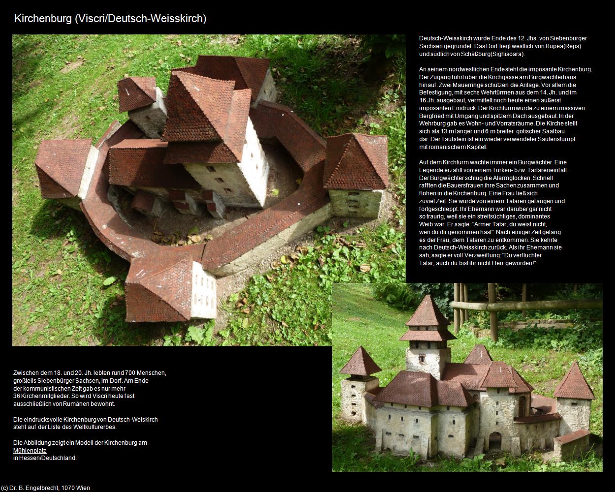 Kirchenburg  (Viscri/Deutsch-Weisskirch) in Kulturatlas-RUMÄNIEN(c)B.Engelbrecht