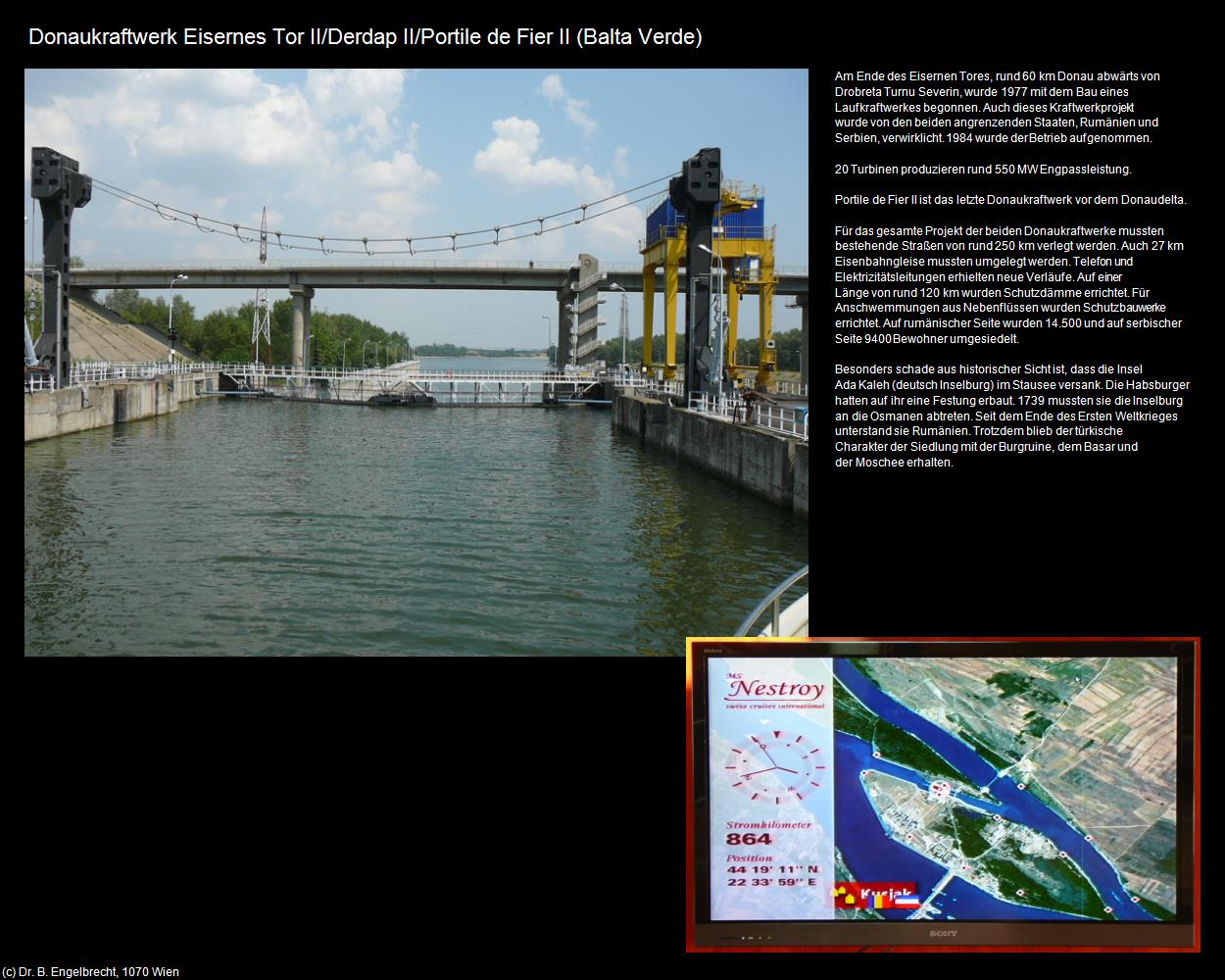 Donaukraftwerk Eisernes Tor II (Balta Verde) (Eisernes Tor) in Kulturatlas-RUMÄNIEN