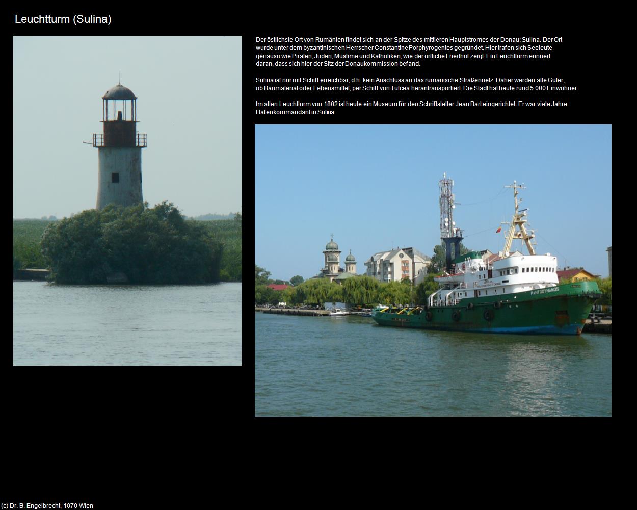 Alter Leuchtturm  (Sulina) in Kulturatlas-RUMÄNIEN