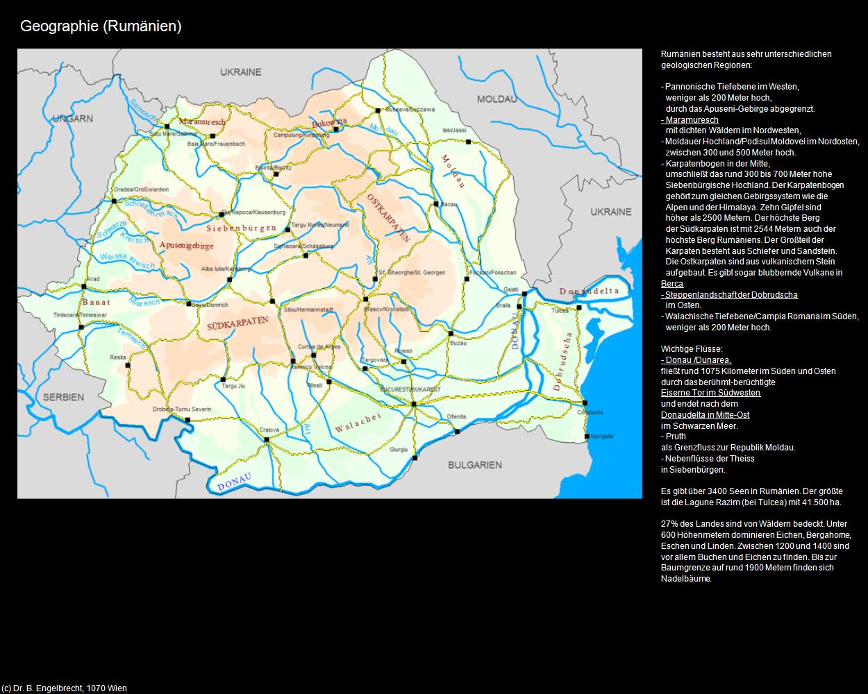 Geographie (Allgemein) in RUMÄNIEN(c)B.Engelbrecht