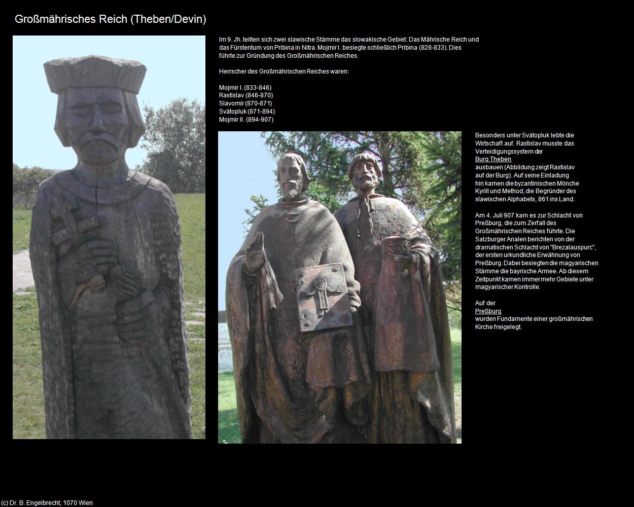 Großmährisches Reich (+Slowakei-Geschichte) in SLOWAKEI(c)B.Engelbrecht