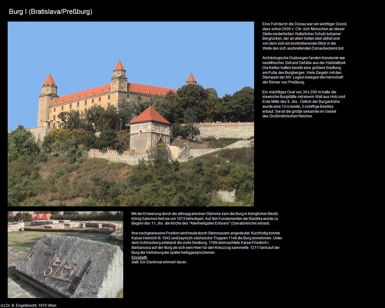 Burg I (Bratislava/Preßburg ) in SLOWAKEI(c)B.Engelbrecht