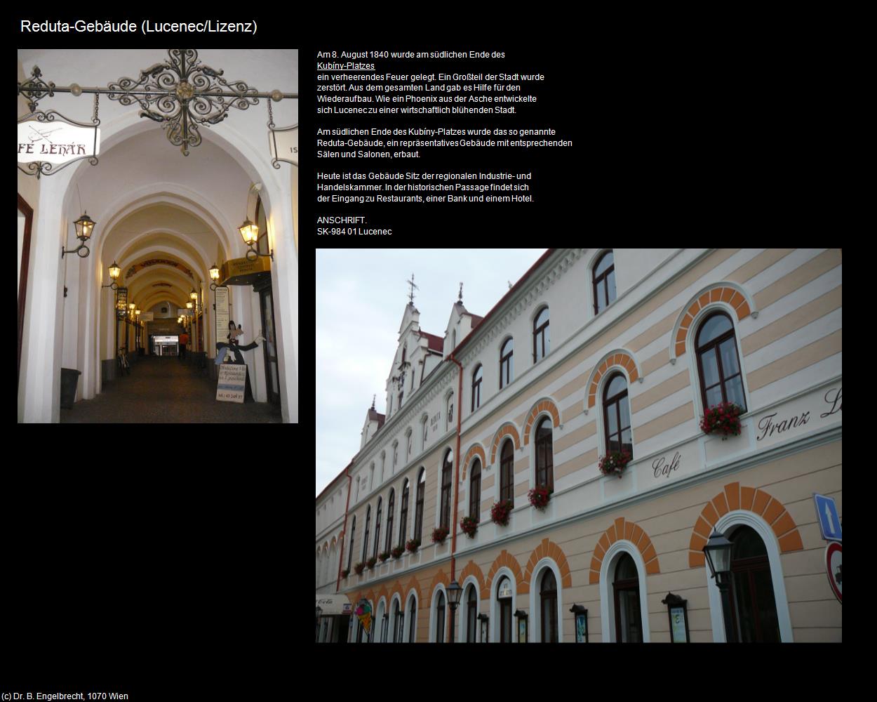 Reduta-Gebäude (Lucenec/Lizenz) in SLOWAKEI(c)B.Engelbrecht